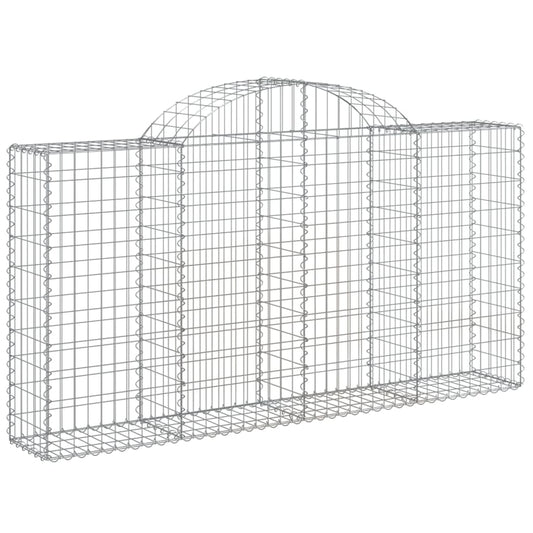 Arched Gabion Basket 200x30x100/120 cm Galvanised Iron Arched Gabion Basket 200x30x100/120 cm Galvanised Iron