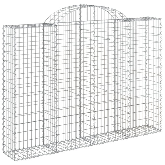 Arched Gabion Basket 200x30x140/160 cm Galvanised Iron Arched Gabion Basket 200x30x140/160 cm Galvanised Iron