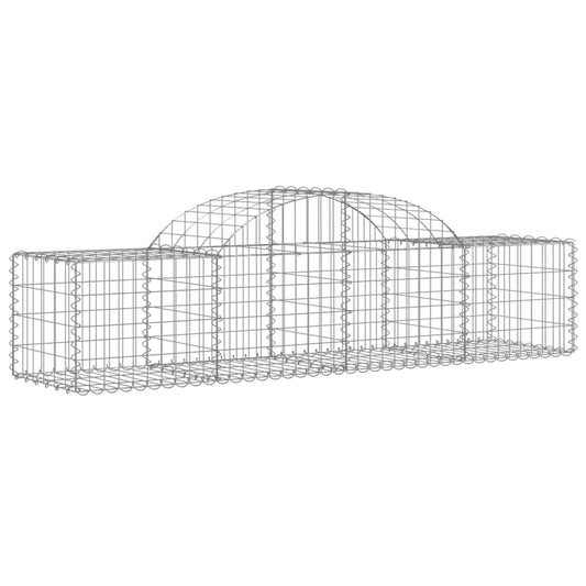 Arched Gabion Basket 200x50x40/60 cm Galvanised Iron Arched Gabion Basket 200x50x40/60 cm Galvanised Iron