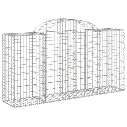 Arched Gabion Basket 200x50x100/120 cm Galvanised Iron Arched Gabion Basket 200x50x100/120 cm Galvanised Iron