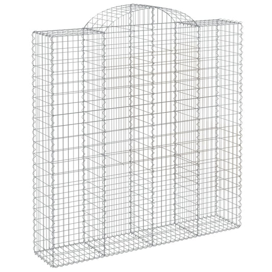 Arched Gabion Basket 200x50x200/220 cm Galvanised Iron Arched Gabion Basket 200x50x200/220 cm Galvanised Iron