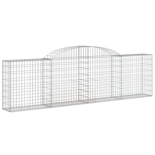 Arched Gabion Basket 300x30x80/100 cm Galvanised Iron Arched Gabion Basket 300x30x80/100 cm Galvanised Iron