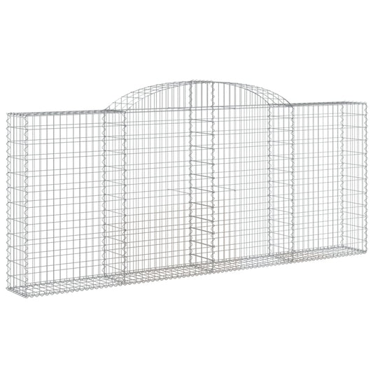 Arched Gabion Basket 300x30x120/140 cm Galvanised Iron Arched Gabion Basket 300x30x120/140 cm Galvanised Iron