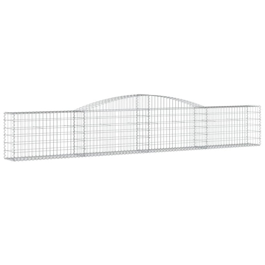 Arched Gabion Basket 400x30x60/80 cm Galvanised Iron Arched Gabion Basket 400x30x60/80 cm Galvanised Iron