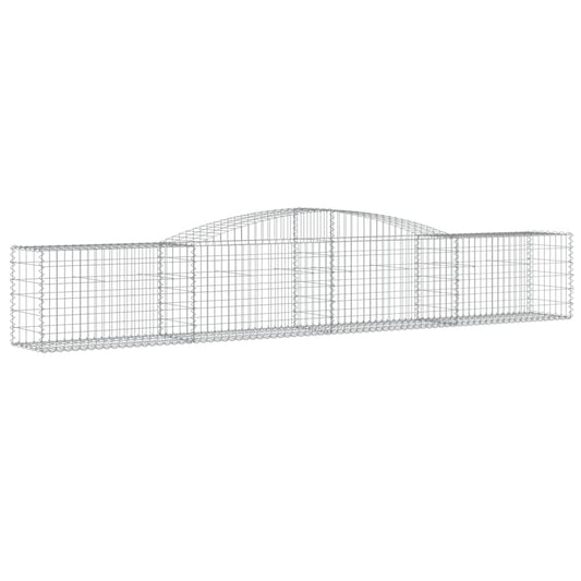Arched Gabion Basket 400x50x60/80 cm Galvanised Iron Arched Gabion Basket 400x50x60/80 cm Galvanised Iron
