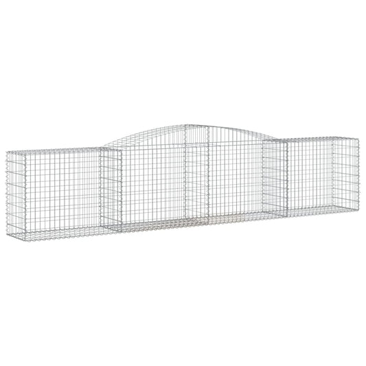 Arched Gabion Basket 400x50x80/100 cm Galvanised Iron Arched Gabion Basket 400x50x80/100 cm Galvanised Iron