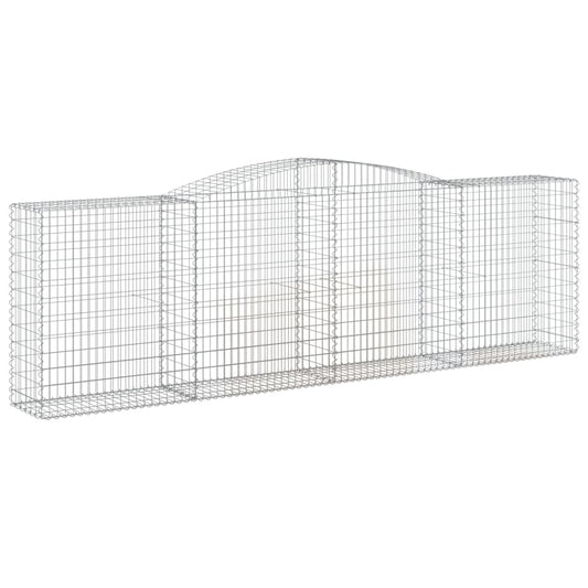 Arched Gabion Basket 400x50x120/140 cm Galvanised Iron Arched Gabion Basket 400x50x120/140 cm Galvanised Iron