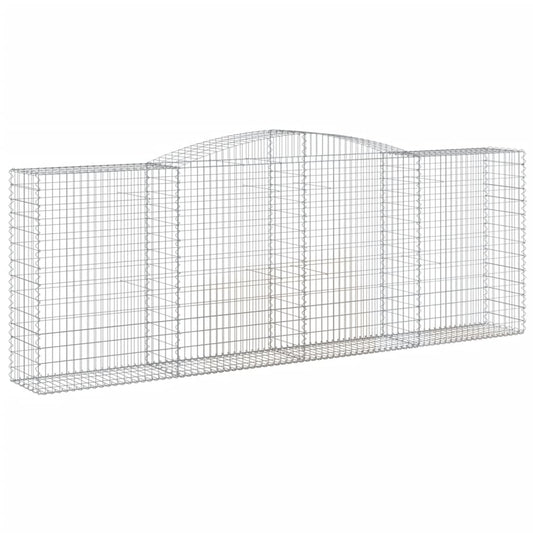 Arched Gabion Basket 400x50x140/160 cm Galvanised Iron Arched Gabion Basket 400x50x140/160 cm Galvanised Iron