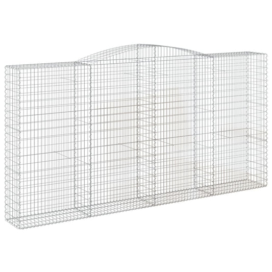 Arched Gabion Basket 400x50x200/220 cm Galvanised Iron Arched Gabion Basket 400x50x200/220 cm Galvanised Iron