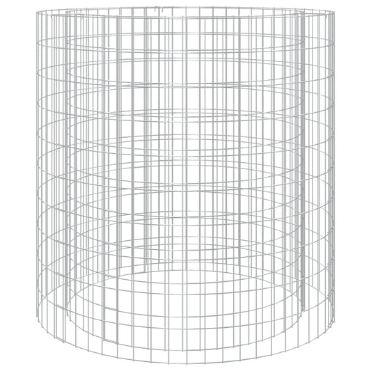 Gabion Fire Pit Ø 100 cm Galvanised Iron Gabion Fire Pit Ø 100 cm Galvanised Iron