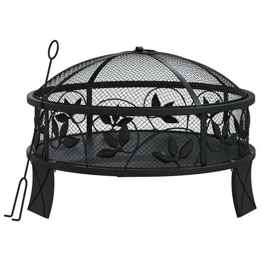 Fire Pit with Poker 50 cm XXL Steel Fire Pit with Poker 50 cm XXL Steel
