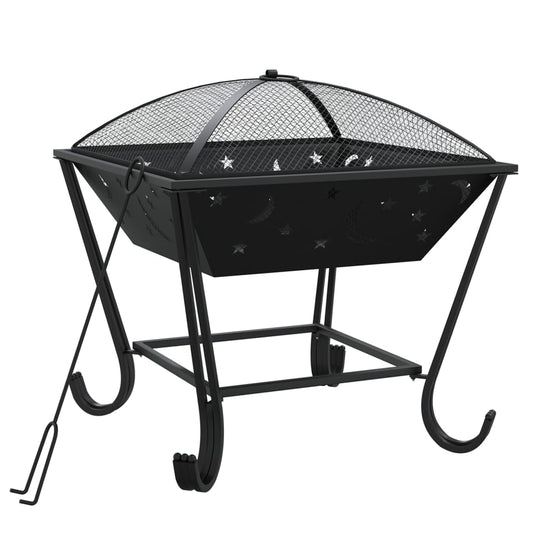 Fire Pit with Poker 50 cm XXL Steel Fire Pit with Poker 50 cm XXL Steel