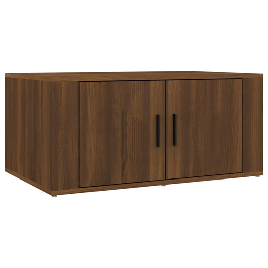 Coffee Table Brown Oak 80x50x36 cm Engineered Wood Coffee Table Brown Oak 80x50x36 cm Engineered Wood