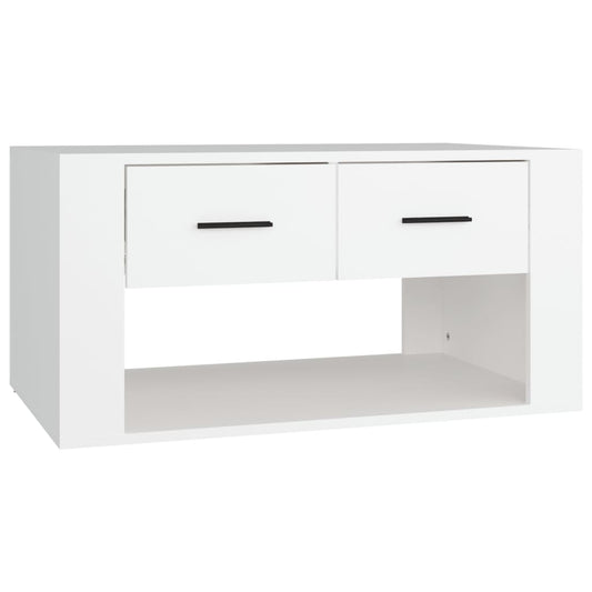 Coffee Table White 80x50x40 cm Engineered Wood Coffee Table White 80x50x40 cm Engineered Wood