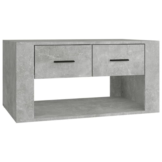 Coffee Table Concrete Grey 80x50x40 cm Engineered Wood Coffee Table Concrete Grey 80x50x40 cm Engineered Wood