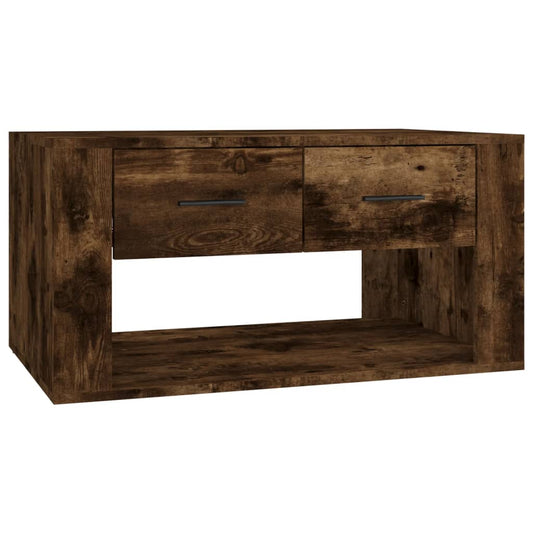 Coffee Table Smoked Oak 80x50x40 cm Engineered Wood Coffee Table Smoked Oak 80x50x40 cm Engineered Wood