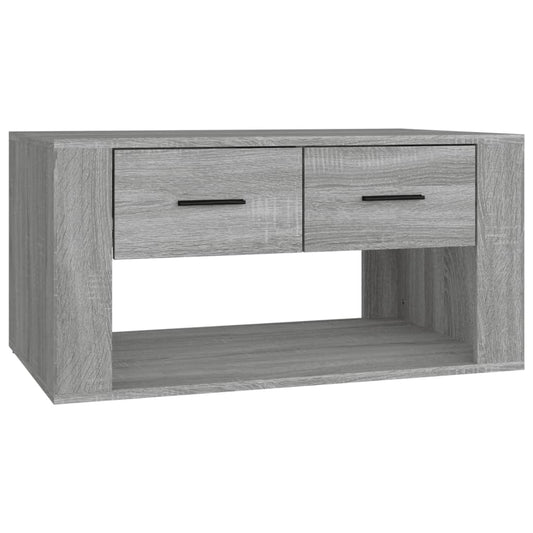 Coffee Table Grey Sonoma 80x50x40 cm Engineered Wood Coffee Table Grey Sonoma 80x50x40 cm Engineered Wood