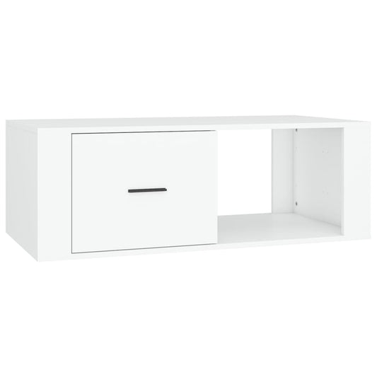 Coffee Table White 100x50.5x35 cm Engineered Wood Coffee Table White 100x50.5x35 cm Engineered Wood