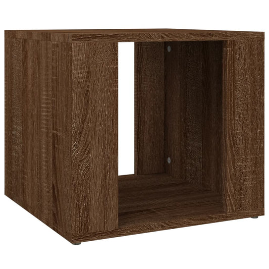 Bedside Table Brown Oak 41x40x36 cm Engineered Wood Bedside Table Brown Oak 41x40x36 cm Engineered Wood