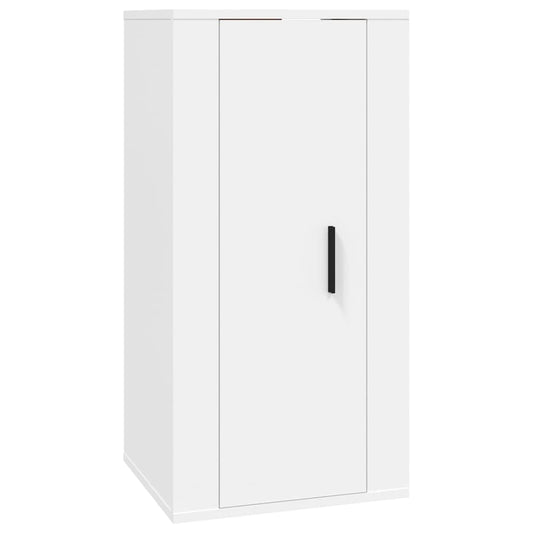 Wall Mounted TV Cabinet White 40x34,5x80 cm Wall Mounted TV Cabinet White 40x34,5x80 cm