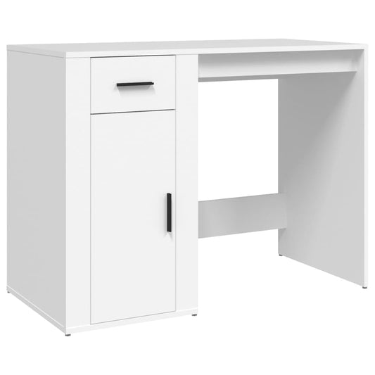Desk White 100x49x75 cm Engineered Wood Desk White 100x49x75 cm Engineered Wood