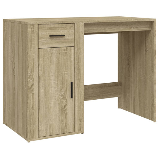 Desk Sonoma Oak 100x49x75 cm Engineered Wood Desk Sonoma Oak 100x49x75 cm Engineered Wood