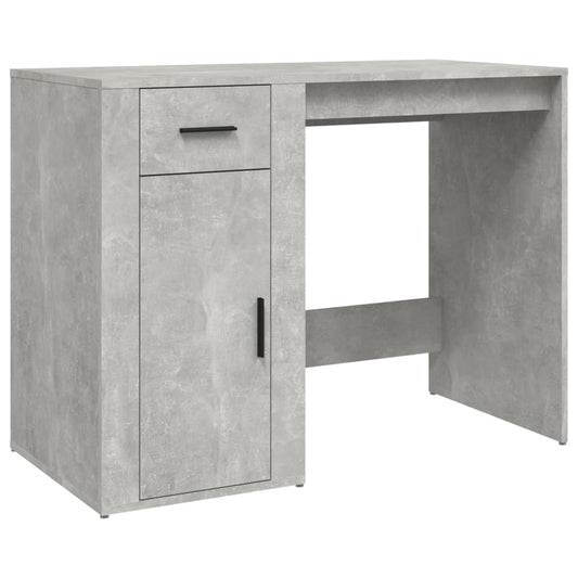 Desk Concrete Grey 100x49x75 cm Engineered Wood Desk Concrete Grey 100x49x75 cm Engineered Wood