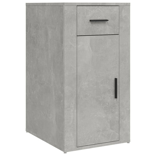 Desk Cabinet Concrete Grey 40x49x75 cm Engineered Wood Desk Cabinet Concrete Grey 40x49x75 cm Engineered Wood