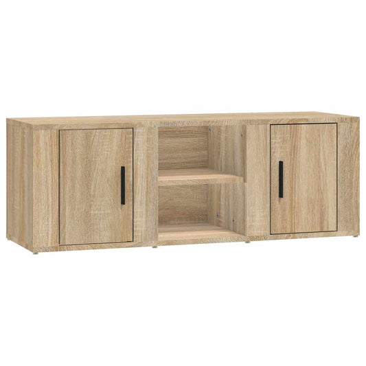 TV Cabinet Sonoma Oak 100x31,5x35 cm Engineered Wood TV Cabinet Sonoma Oak 100x31,5x35 cm Engineered Wood