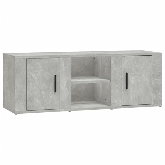 TV Cabinet Concrete Grey 100x31.5x35 cm Engineered Wood TV Cabinet Concrete Grey 100x31.5x35 cm Engineered Wood