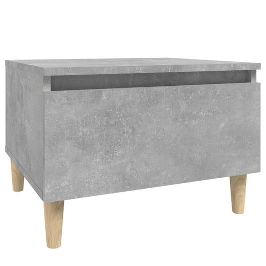 Side Table Concrete Grey 50x46x35 cm Engineered Wood Side Table Concrete Grey 50x46x35 cm Engineered Wood
