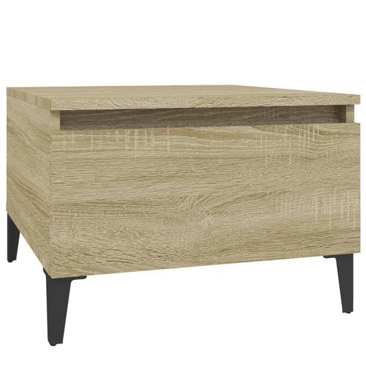 Side Table Sonoma Oak 50x46x35 cm Engineered Wood Side Table Sonoma Oak 50x46x35 cm Engineered Wood