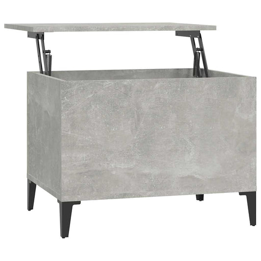 Coffee Table Concrete Grey 60x44.5x45 cm Engineered Wood Coffee Table Concrete Grey 60x44.5x45 cm Engineered Wood
