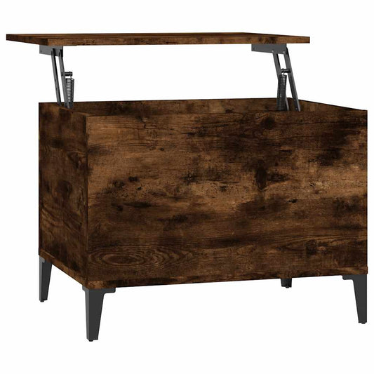 Coffee Table Smoked Oak 60x44.5x45 cm Engineered Wood Coffee Table Smoked Oak 60x44.5x45 cm Engineered Wood
