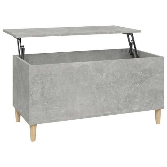 Coffee Table Concrete Grey 90x44.5x45 cm Engineered Wood Coffee Table Concrete Grey 90x44.5x45 cm Engineered Wood