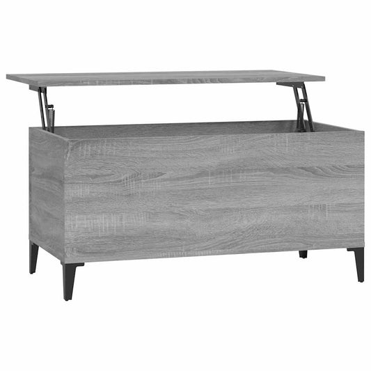 Coffee Table Grey Sonoma 90x44.5x45 cm Engineered Wood Coffee Table Grey Sonoma 90x44.5x45 cm Engineered Wood