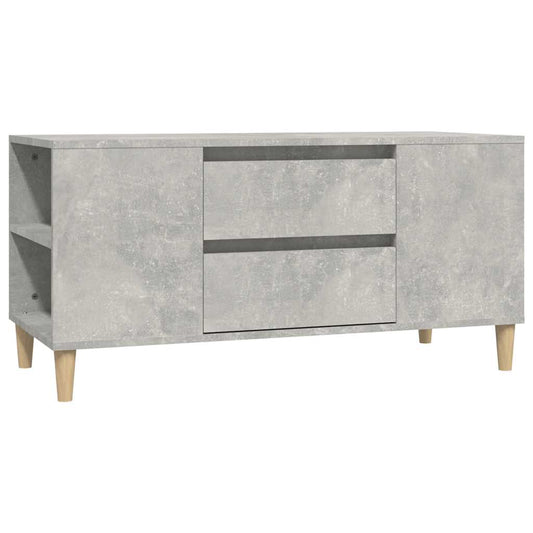 TV Cabinet Concrete Grey 102x44.5x50 cm Engineered Wood TV Cabinet Concrete Grey 102x44.5x50 cm Engineered Wood