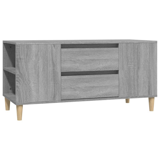 TV Cabinet Grey Sonoma 102x44.5x50 cm Engineered Wood TV Cabinet Grey Sonoma 102x44.5x50 cm Engineered Wood