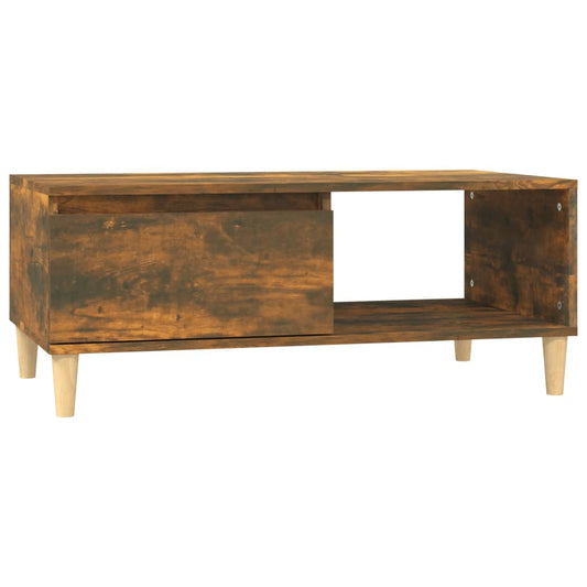 Coffee Table Smoked Oak 90x50x36.5 cm Engineered Wood Coffee Table Smoked Oak 90x50x36.5 cm Engineered Wood