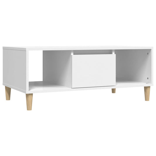 Coffee Table White 90x50x36,5 cm Engineered Wood Coffee Table White 90x50x36,5 cm Engineered Wood