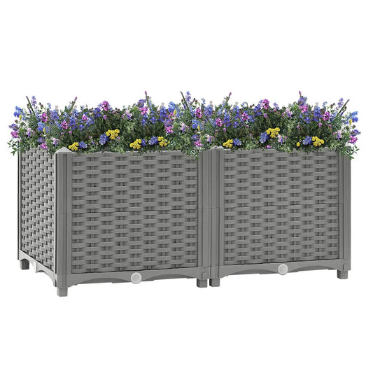 Raised Bed 80x40x38 cm Polypropylene Raised Bed 80x40x38 cm Polypropylene