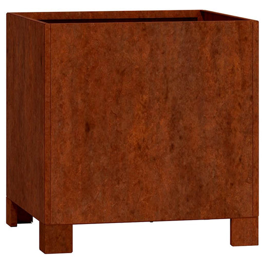 Planter with Legs Rusty 30x30x30 cm Corten Steel Planter with Legs Rusty 30x30x30 cm Corten Steel