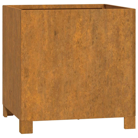 Planter with Legs Rusty 40x40x40 cm Corten Steel Planter with Legs Rusty 40x40x40 cm Corten Steel