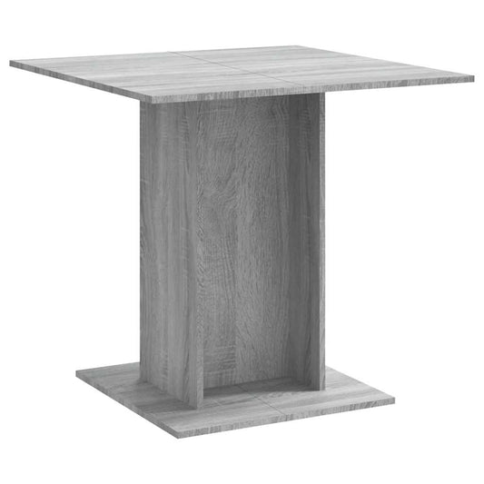 Dining Table Grey Sonoma 80x80x75 cm Engineered Wood Dining Table Grey Sonoma 80x80x75 cm Engineered Wood