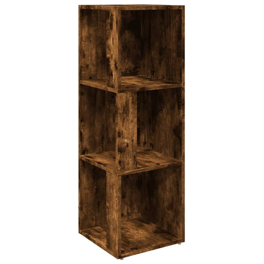 Corner Cabinet Smoked Oak 33x33x100 cm Engineered Wood Corner Cabinet Smoked Oak 33x33x100 cm Engineered Wood