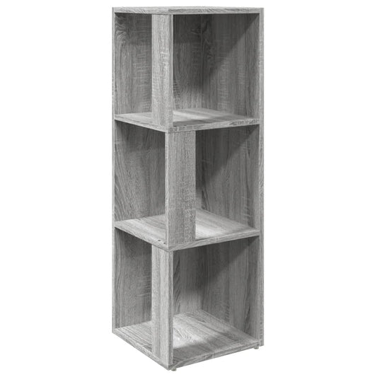 Corner Cabinet Grey Sonoma 33x33x100 cm Engineered Wood Corner Cabinet Grey Sonoma 33x33x100 cm Engineered Wood