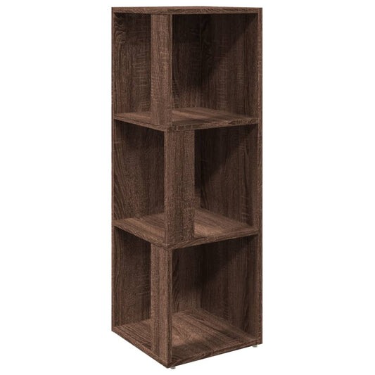 Corner Cabinet Brown Oak 33x33x100 cm Engineered Wood Corner Cabinet Brown Oak 33x33x100 cm Engineered Wood