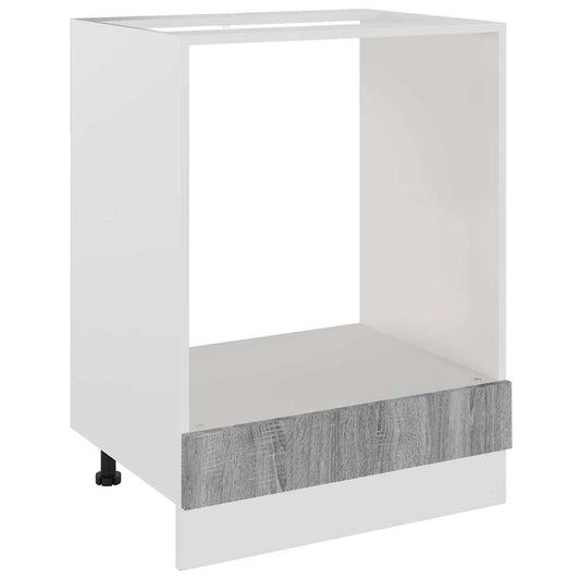 Oven Cabinet "Lyon" Grey Sonoma 60x46x81,5 cm Engineered Wood Oven Cabinet "Lyon" Grey Sonoma 60x46x81,5 cm Engineered Wood