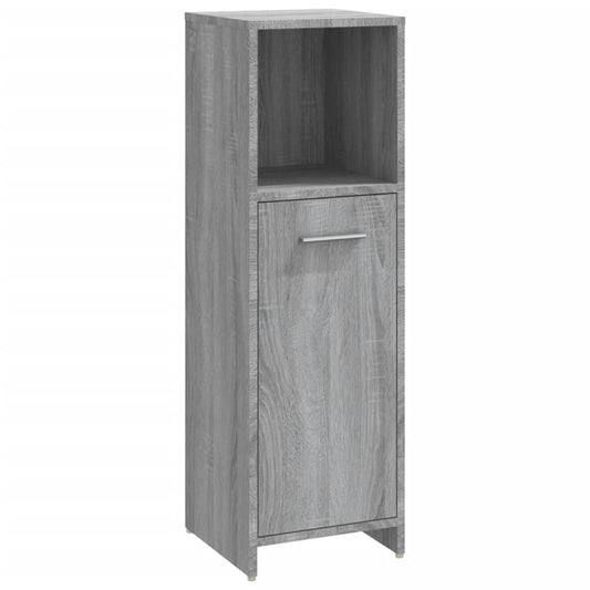 Bathroom Cabinet Grey Sonoma 30x30x95 cm Engineered Wood Bathroom Cabinet Grey Sonoma 30x30x95 cm Engineered Wood