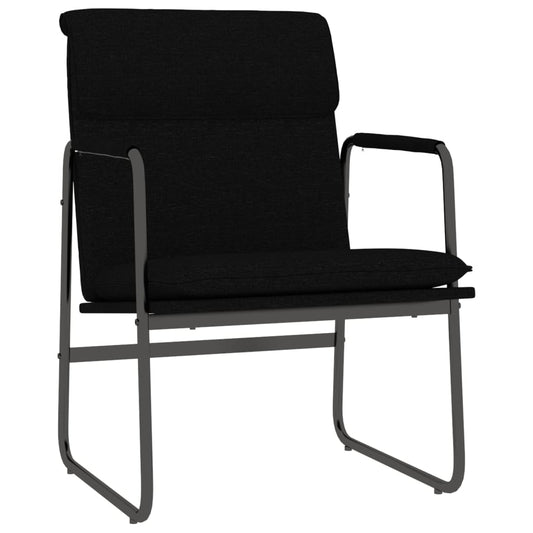 Lounge Chair Black 55x64x80 cm Fabric Lounge Chair Black 55x64x80 cm Fabric